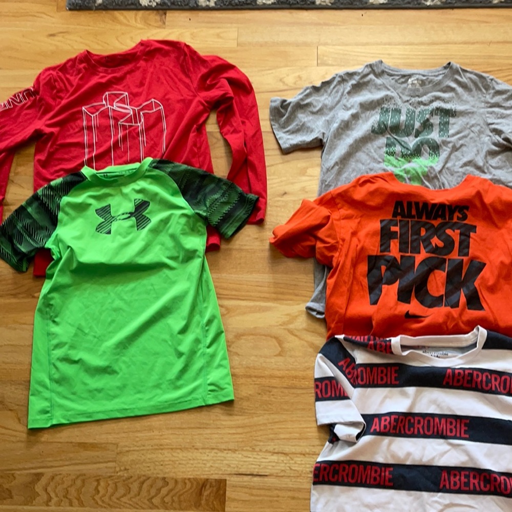 Lot of boys l and xl shirts